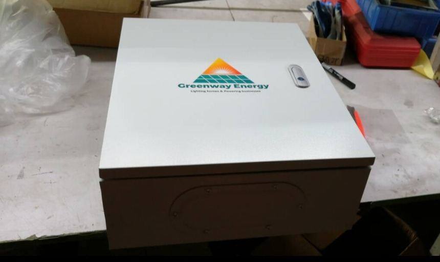 Greenway Energy battery and control cabinet