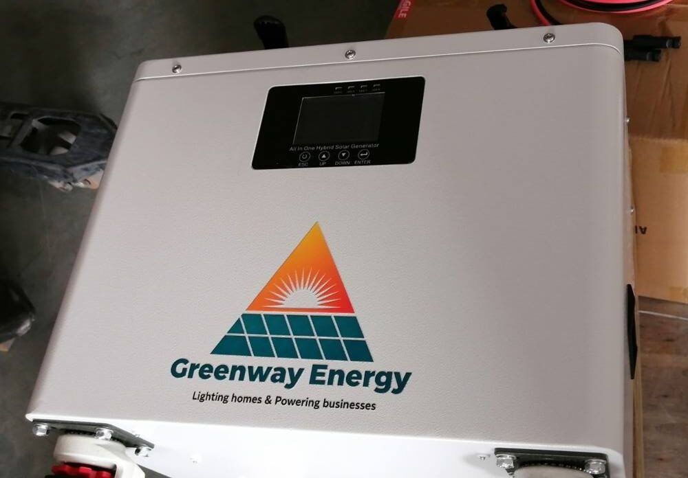NAJAT Box all-in-one hybrid solar generator on wheels